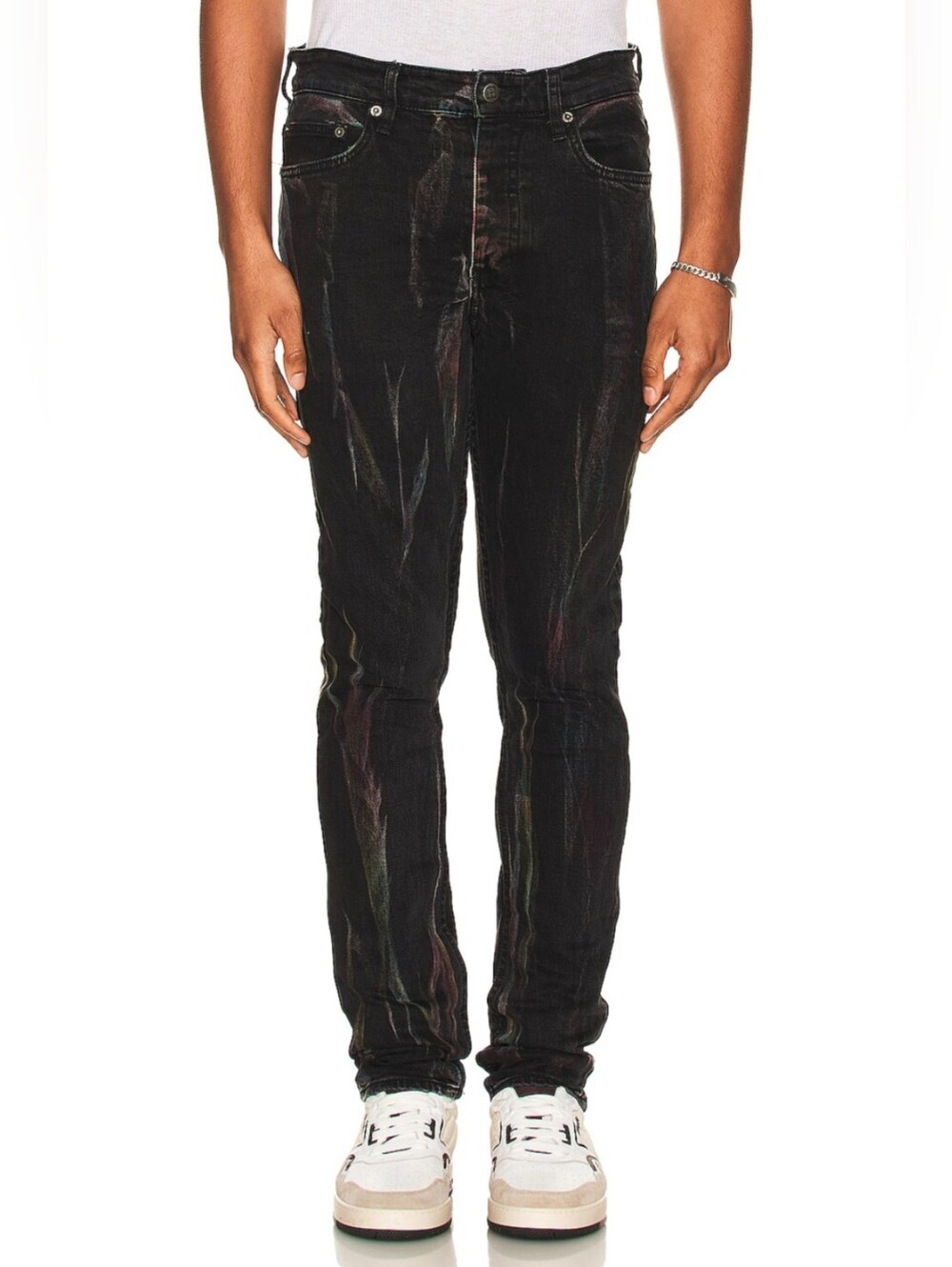 Ksubi Chitch Pink Refrakt Black Wash Jeans Streetwear Designer Denim 34 - Picture 2 of 14